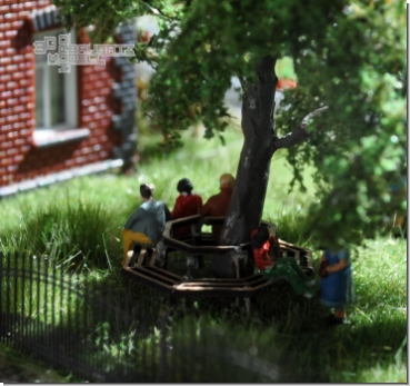 Preview: Rundumbank / Baumbank - Filigrane Ausführung