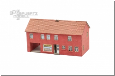 Zweigeschossiges Wohnhaus mit Laden und Tordurchfahrt