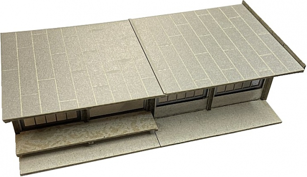 Fabrik mit Sheddachhalle und Randbau (Grundbausatz)