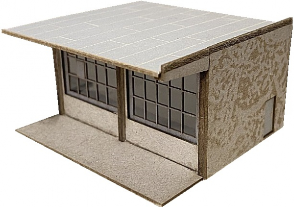 Fabrik mit Sheddachhalle und Randbau (Grundbausatz)