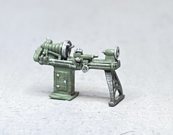 1 Stck. Drehmaschine, Drehbank - Fertigmodell