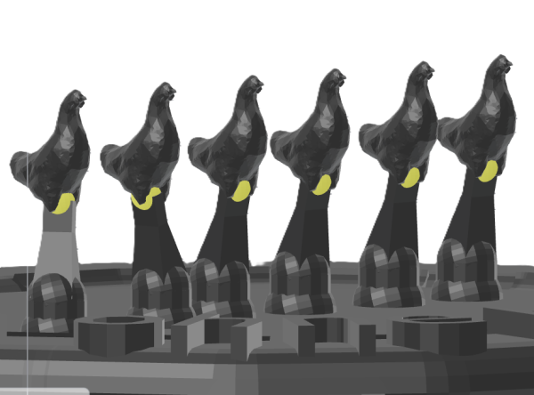 15L-Eimer (schwarz) im Vergleich zu 10L- und 20L-Eimer