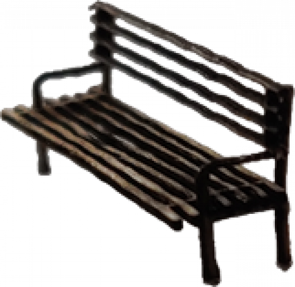 Holzbänke, filigrane Ausführung