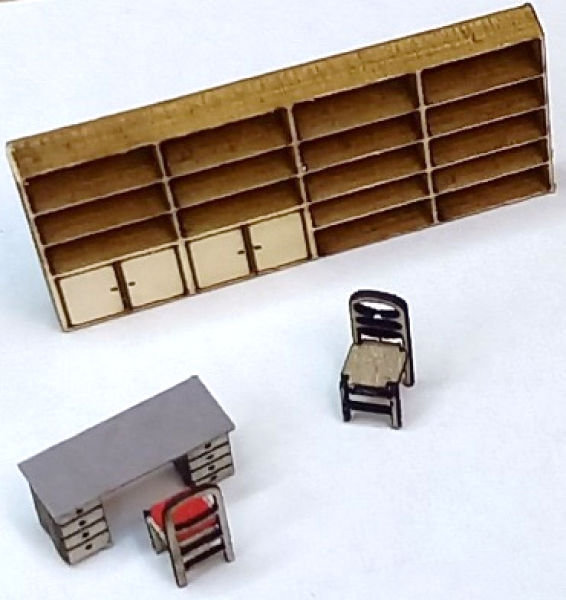 Möblierung für Gewerbebetrieb