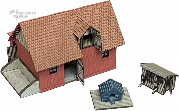 Entenhaus, Hühnerstall, Schweinestall