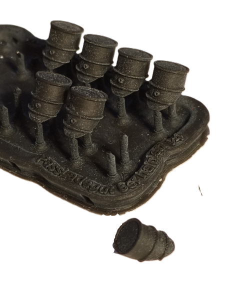 12 Stck. angeschnittene Stahlfässer